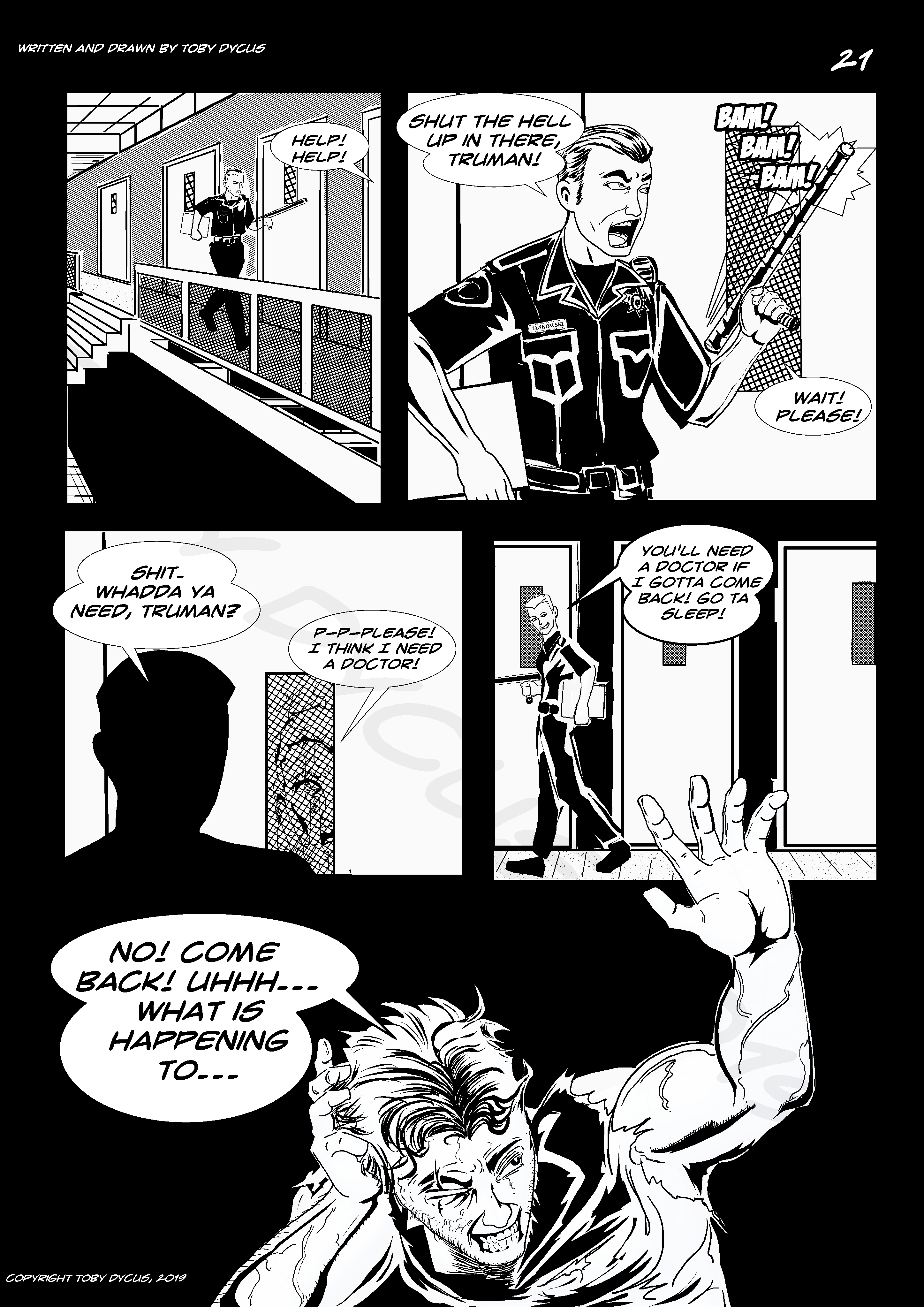 Nightstik! A lost page! 21!